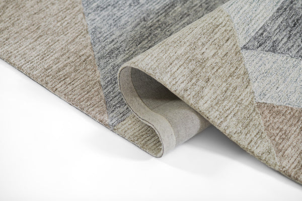 Momeni Everett EVT-1 Hand Tufted Contemporary Geometric Indoor Rug Multi 8' x 10'