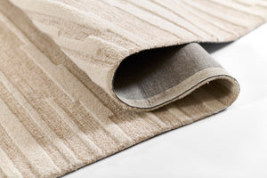 Momeni Everett EVT-3 Hand Tufted Contemporary Abstract Indoor Rug Taupe 8' x 10'