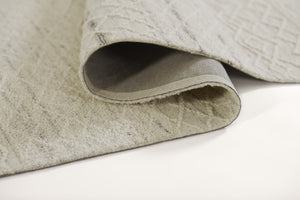 Momeni Everett EVT-4 Hand Tufted Contemporary Geometric Indoor Rug Ivory 8' x 10'