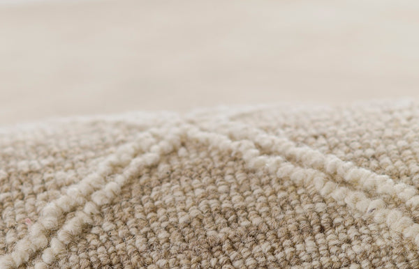 Momeni Everett EVT-5 Hand Tufted Contemporary Geometric Indoor Rug Natural 8' x 10'