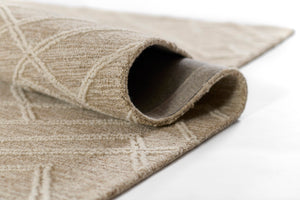 Momeni Everett EVT-5 Hand Tufted Contemporary Geometric Indoor Rug Natural 8' x 10'