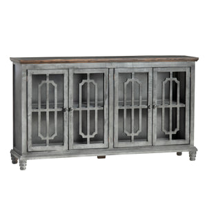 Bernwell 4-Door Storage Credenza/Sideboard EVFMR2295 Evolution by Crestview Collection