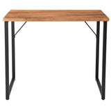 Brady Solid Mango and Iron Writing Desk EVFNR1134 Evolution by Crestview Collection