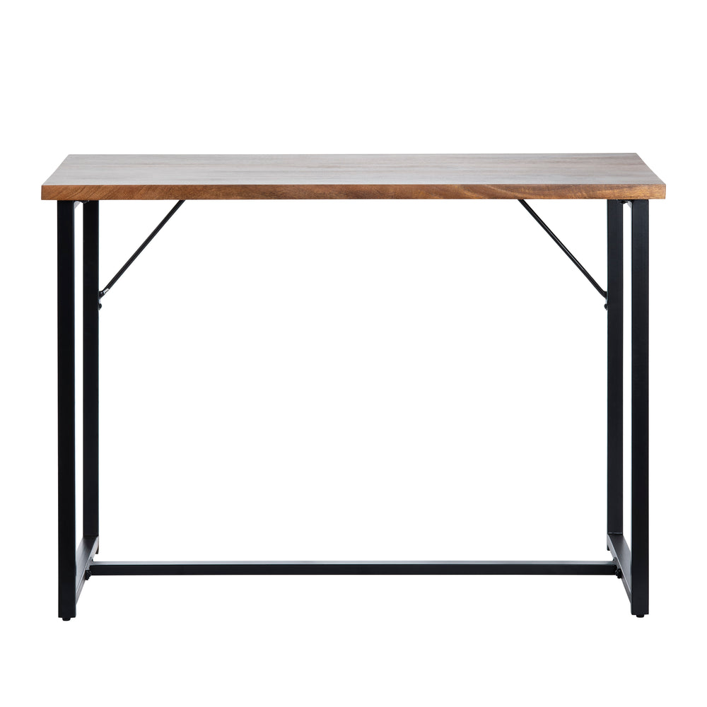 Brady Solid Mango and Iron Writing Desk EVFNR1134 Evolution by Crestview Collection