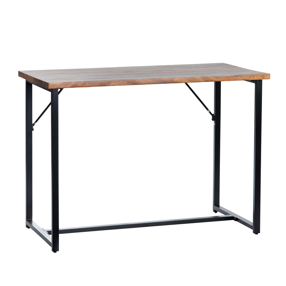Brady Solid Mango and Iron Writing Desk EVFNR1134 Evolution by Crestview Collection