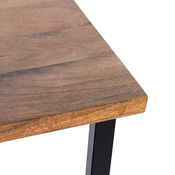 Brady Solid Mango and Iron Writing Desk EVFNR1134 Evolution by Crestview Collection