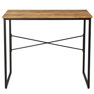 Erik Solid Mango and Iron Writing Desk EVFNR1136 Evolution by Crestview Collection
