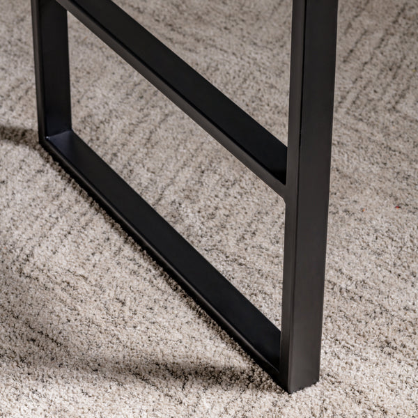 Josie Solid Mango and Iron 36" Tall Standing Desk EVFNR1149 Evolution by Crestview Collection