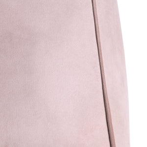 Cerra Pink Velvet Square Foot Stool Pouf EVFNR1230PK Evolution by Crestview Collection
