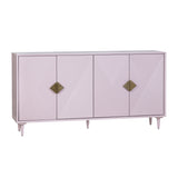 Arvada 72" Lavender 4-Door Media Credenza EVFVR0063 Evolution by Crestview Collection