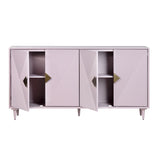 Arvada 72" Lavender 4-Door Media Credenza EVFVR0063 Evolution by Crestview Collection