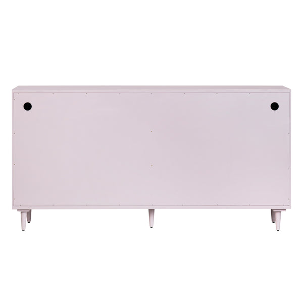 Arvada 72" Lavender 4-Door Media Credenza EVFVR0063 Evolution by Crestview Collection