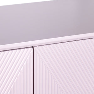 Arvada 72" Lavender 4-Door Media Credenza EVFVR0063 Evolution by Crestview Collection