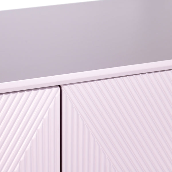 Arvada 72" Lavender 4-Door Media Credenza EVFVR0063 Evolution by Crestview Collection