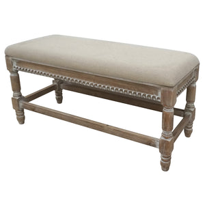 Richford Fir Wood Upholstered Accent Bench EVFZR3200 Evolution by Crestview Collection