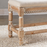 Richford Fir Wood Upholstered Accent Bench EVFZR3200 Evolution by Crestview Collection