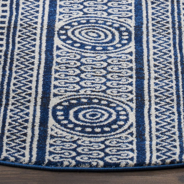 Safavieh Evoke 226 Power Loomed  Rug Royal / Ivory EVK226A-4