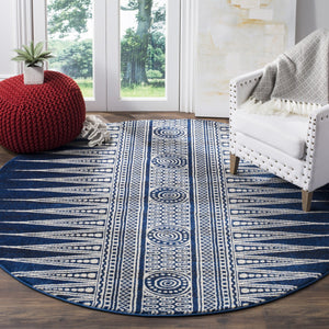 Safavieh Evoke 226 Power Loomed  Rug Royal / Ivory EVK226A-4