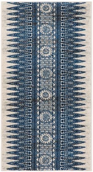 Safavieh Evoke 226 Power Loomed  Rug Ivory / Blue EVK226C-24