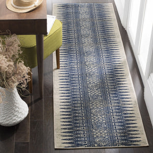 Safavieh Evoke 226 Power Loomed  Rug Ivory / Blue EVK226C-4