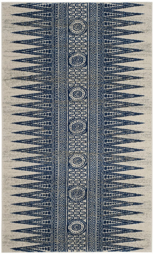 Safavieh Evoke 226 Power Loomed  Rug Ivory / Blue EVK226C-4