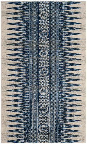 Safavieh Evoke 226 Power Loomed  Rug Ivory / Blue EVK226C-3