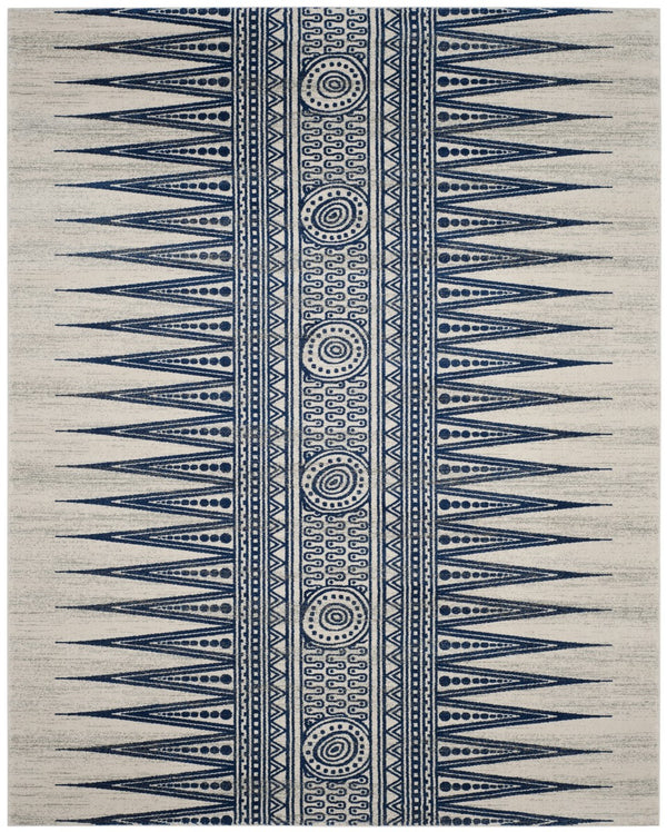 Safavieh Evoke 226 Power Loomed  Rug Ivory / Blue EVK226C-4