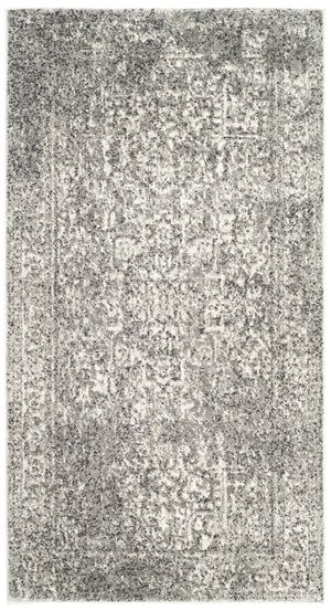Safavieh Evoke Transitional Grey Ivory Area Rug — Power-Loomed In Turkey, Low-Profile Durable Luxury 6'X8' 6'-0" x 8'-0" EVK256D-68