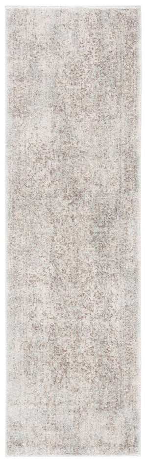 Safavieh Evoke Round Ivory Taupe Area Rug — Plush 3/8" Pile, Power-Loomed Transitional Distressed Elegance 8'-0" x 8'-0" EVK256E-8R
