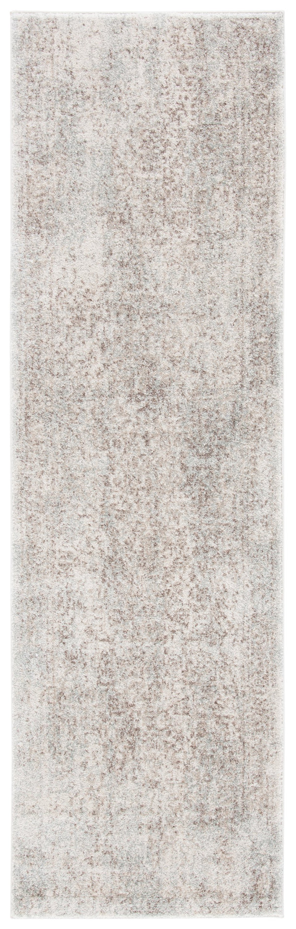 Safavieh Evoke Round Ivory Taupe Area Rug — Plush 3/8" Pile, Power-Loomed Transitional Distressed Elegance 8'-0" x 8'-0" EVK256E-8R