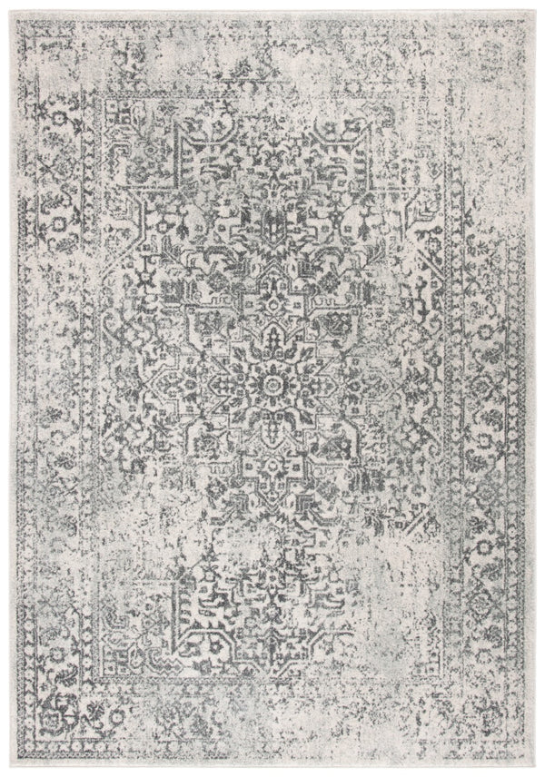 Safavieh Evoke Elegant Ivory And Gold Runner Rug - Sophisticated Transitional Design For Timeless Décor Ivory ,Grey 62%Polypropylene 30%Jute 5%Polyester 3%Cotton Evk256f-8r