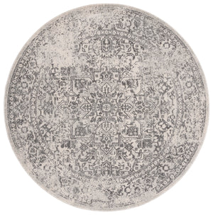 Safavieh Evoke Transitional Power-Loomed Runner Rug In Ivory And Grey — Durable, Low-Pile, Elegant Hallway Accent 2'-2" x 21'-0" EVK256F-221