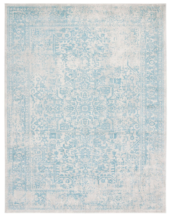 Safavieh Evoke Elegant Ivory And Gold Runner Rug - Sophisticated Transitional Design For Timeless Décor Ivory ,Aqua 62%Polypropylene 30%Jute 5%Polyester 3%Cotton Evk256j-3sq