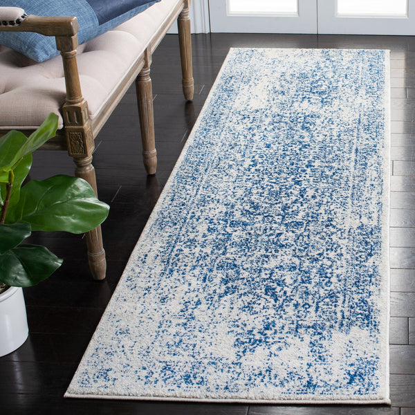 Safavieh Evoke Timeless 10X14 Ivory Navy Oriental Area Rug — Power-Loomed Turkey, Durable Polypropylene Blend EVK256N-10