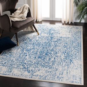 Safavieh Evoke Timeless 10X14 Ivory Navy Oriental Area Rug — Power-Loomed Turkey, Durable Polypropylene Blend EVK256N-10