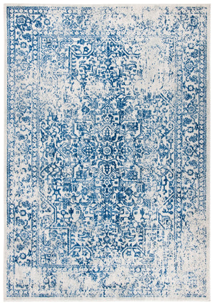 Safavieh Evoke Timeless 10X14 Ivory Navy Oriental Area Rug — Power-Loomed Turkey, Durable Polypropylene Blend EVK256N-10