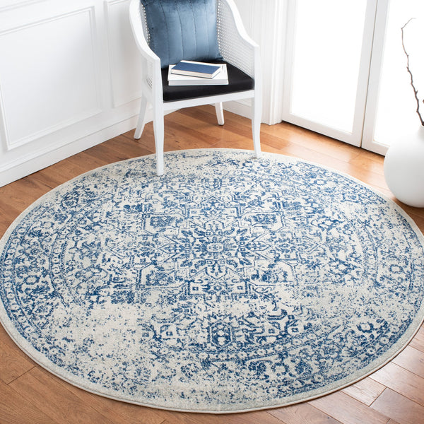 Safavieh Evoke Timeless 10X14 Ivory Navy Oriental Area Rug — Power-Loomed Turkey, Durable Polypropylene Blend EVK256N-10
