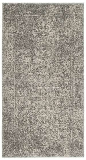 Safavieh Evoke Transitional Silver Ivory Area Rug — Power-Loomed Turkish Durability, Low-Profile Comfort 6'-0" x 8'-0" EVK256S-68