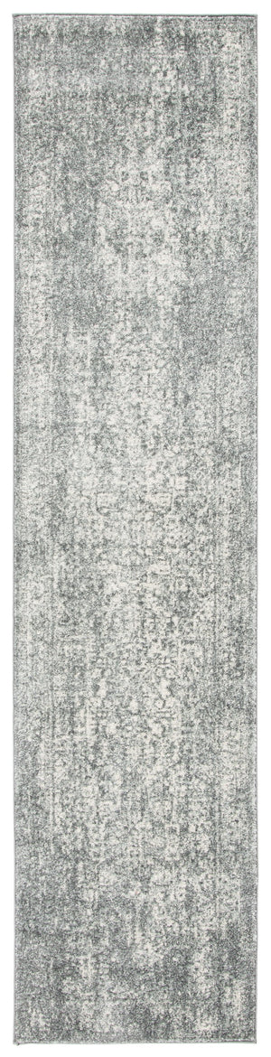 Safavieh Evoke Transitional Silver Ivory Area Rug — Power-Loomed Turkish Durability, Low-Profile Comfort 6'-0" x 8'-0" EVK256S-68