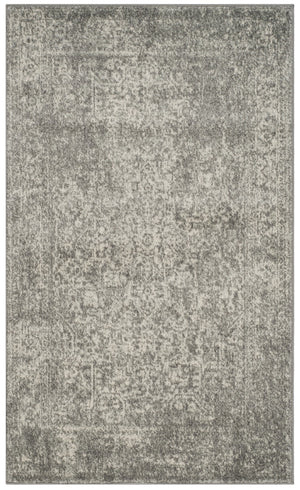 Safavieh Evoke 256 Power Loomed  Rug Silver / Ivory EVK256S-3