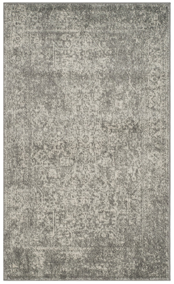 Safavieh Evoke 256 Power Loomed  Rug Silver / Ivory EVK256S-3