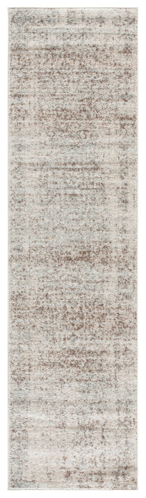 Safavieh Evoke Traditional Power Loomed Polypropylene Area Rug in Ivory Silver Tones 2'-2" x 8'-0" EVK260A-28