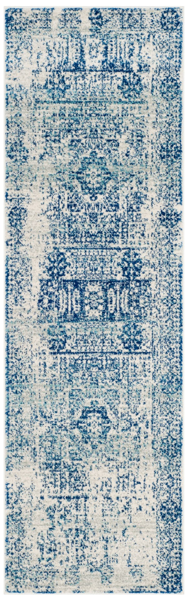 Safavieh Evoke 260 Power Loomed  Rug Ivory / Blue EVK260C-27