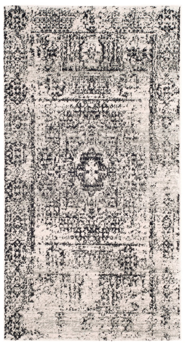 Safavieh Evoke 260 Power Loomed  Rug Ivory / Black EVK260T-24