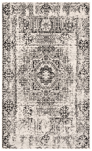 Safavieh Evoke 260 Power Loomed  Rug Ivory / Black EVK260T-3