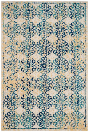 Safavieh Evoke 262 Power Loomed  Rug Ivory / Blue EVK262C-4