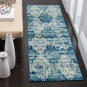 Safavieh Evoke 266 Power Loomed  Rug Royal / Ivory EVK266F-27