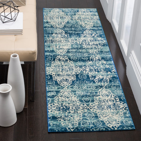 Safavieh Evoke 266 Power Loomed  Rug Royal / Ivory EVK266F-27