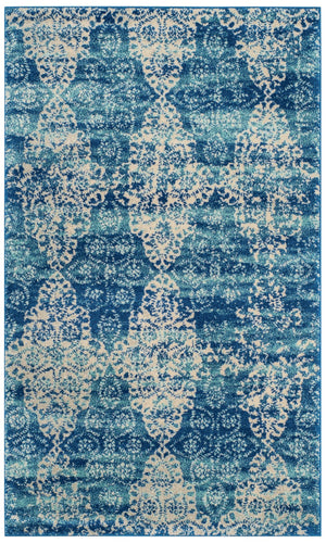 Safavieh Evoke 266 Power Loomed  Rug Royal / Ivory EVK266F-3