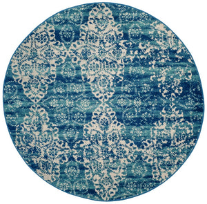 Safavieh Evoke 266 Power Loomed  Rug Royal / Ivory EVK266F-5R